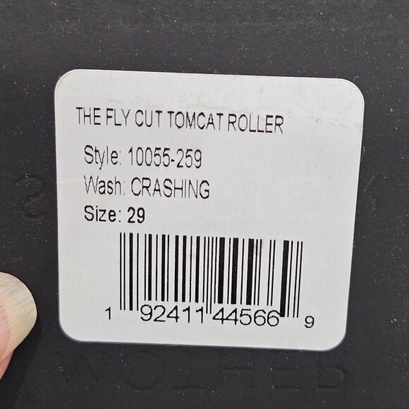 NEW! Mother Superior The Fly Cut Tomcat Roller Wide Leg Denim Jeans Size 29 - Picture 12 of 16